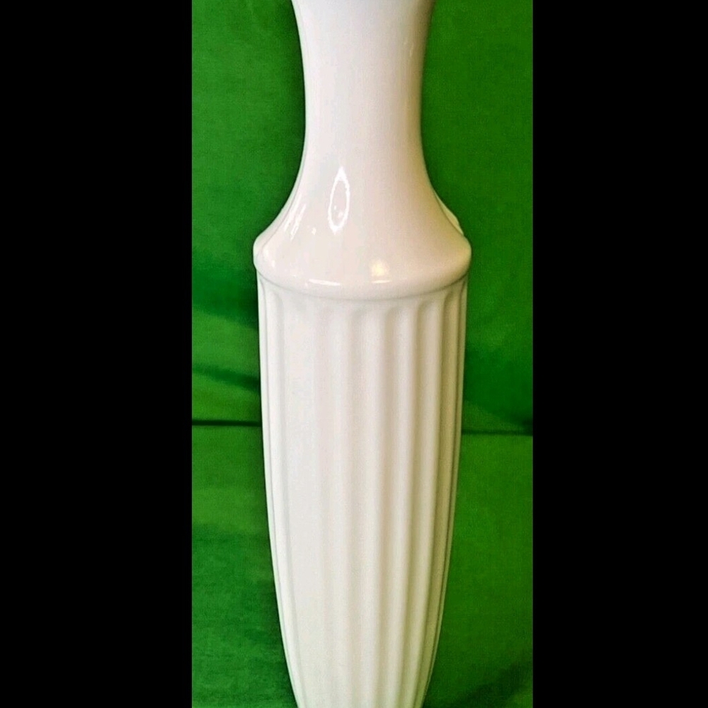 Watch Milk Glass Vase
